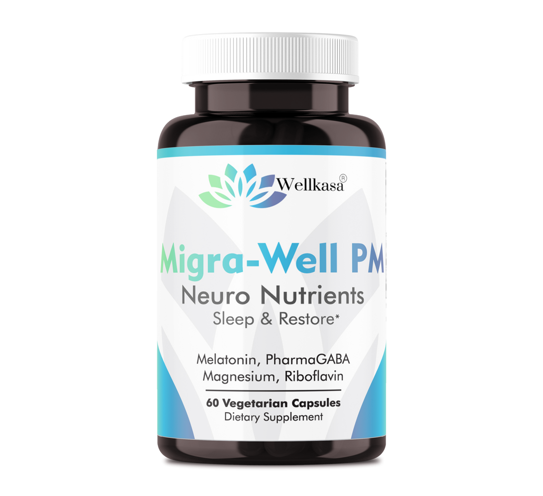 Migra-Well pm 60 Capsules by Wellkasa Front