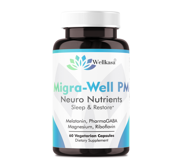 Migra-Well pm 60 Capsules by Wellkasa Front