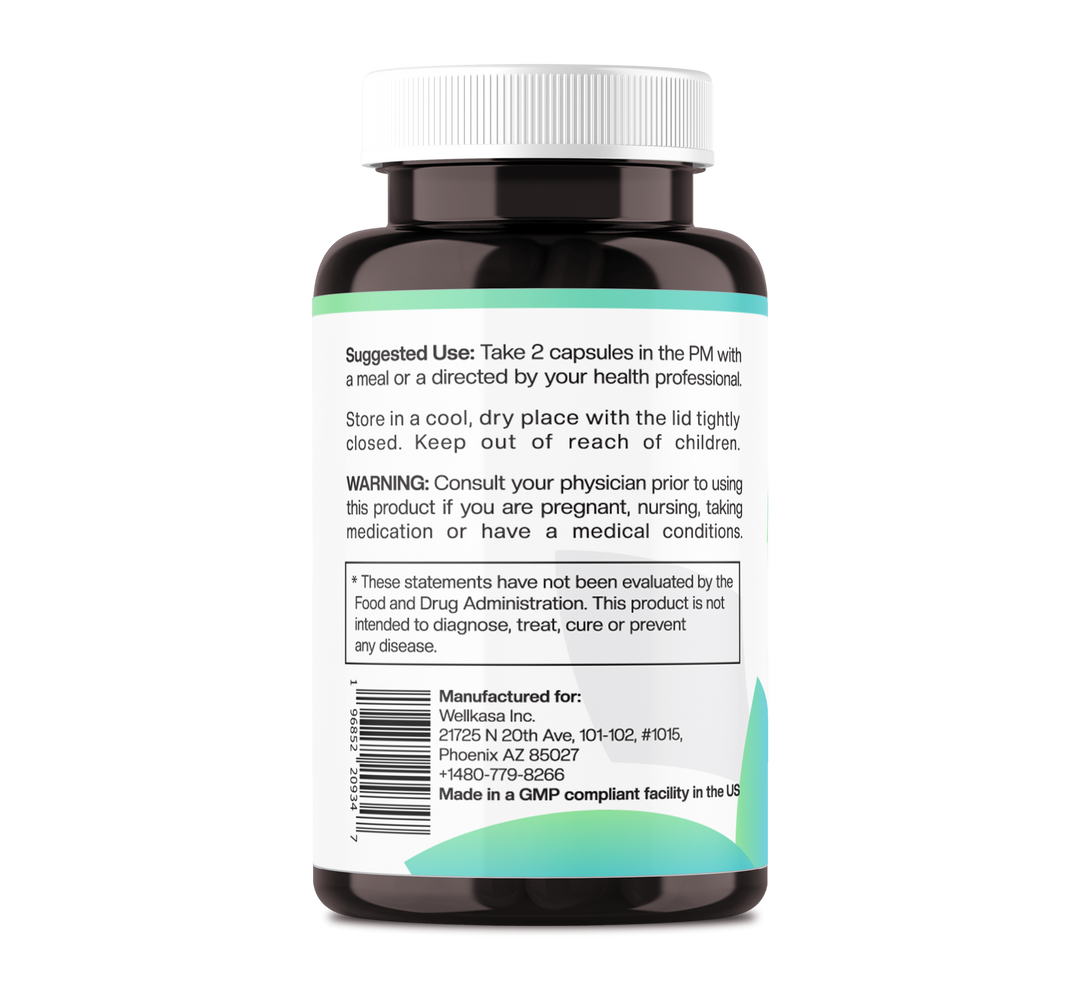 Migra-Well pm 60 Capsules by Wellkasa Label 3