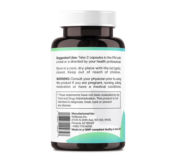 Migra-Well pm 60 Capsules by Wellkasa Label 3