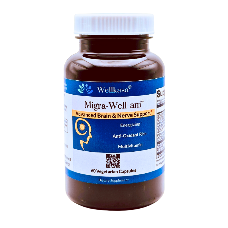 Energizing Migraine Supplements & Multivitamin MigraWell am Wellkasa