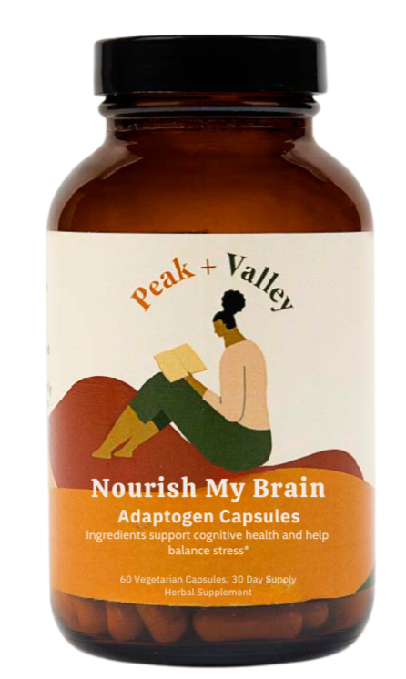 Nourish My Brain 60 capsules by Peak and Valley