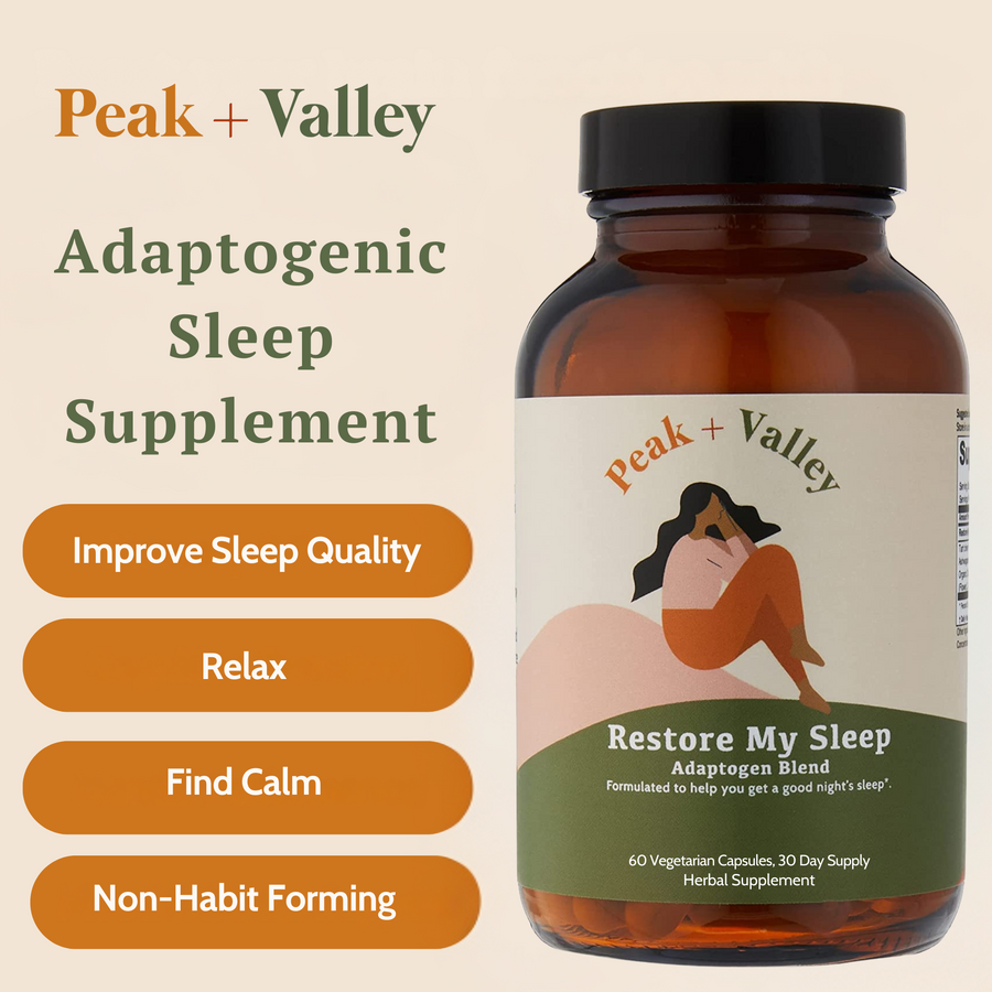 Restore My Sleep  By Peak + Valley bottle