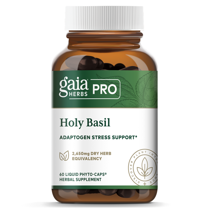 Holy Basil 60 Capsules by Gaia Herbs/Professional Solutions