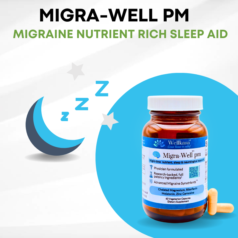 Migra Well PM - Migraine nutrient rich sleep aid