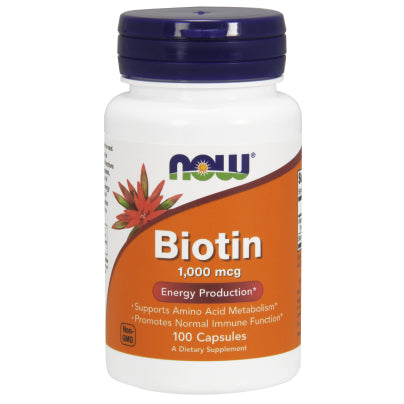 Biotin 1000mcg 100 caps by NOW Foods