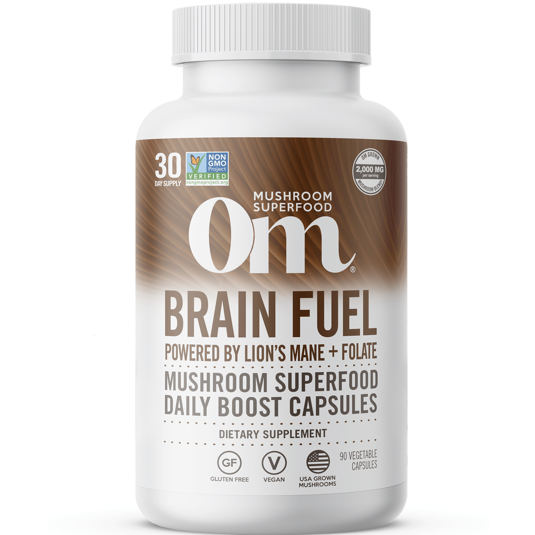 Brain Fuel 90 Capsules by OM Organic Mushroom