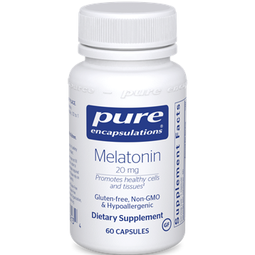 Melatonin 20mg 60 Caps by Pure Encapsulations