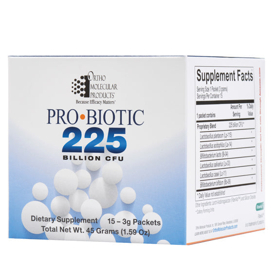 Pro Biotic 225 15 Packets by Ortho Molecular Products