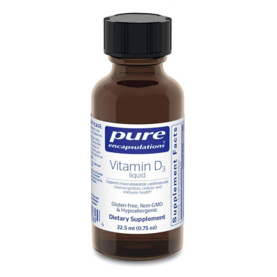 Vitamin D3 Liquid 22.5 Milliliters by Pure Encapsulations